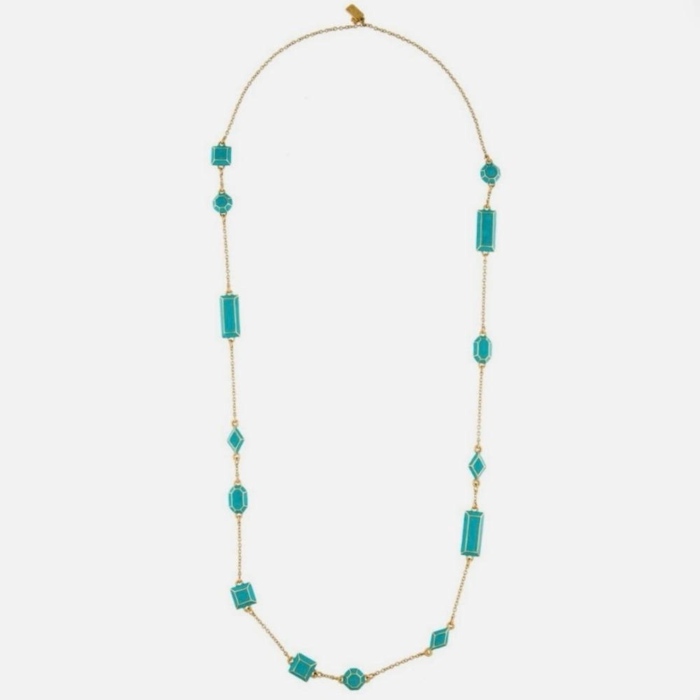 Kate Spade ♠️ Enamel Station Necklace ♠️